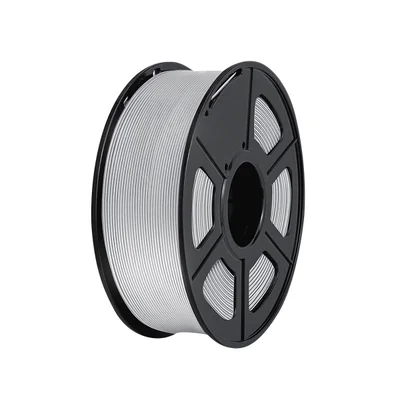 Филамент за 3D принтер, PLA+, 1.75 mm, 1 kg, сребрист