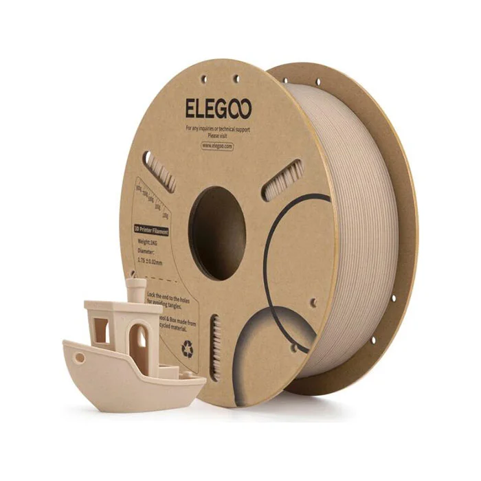 Филамент за 3D принтер Elegoo PLA Special, блестящ, 1.75 mm, 1 kg, светъл дъб