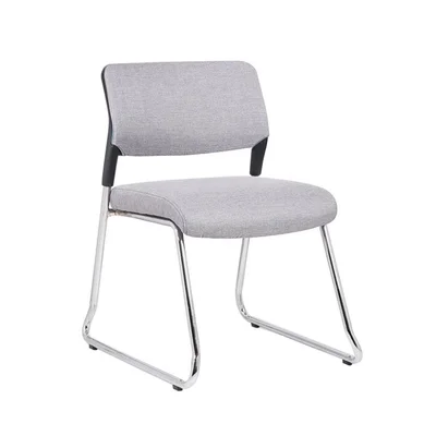 Посетителски стол RFG Evo 4S M, текстил, метална основа, до 120 kg, сив