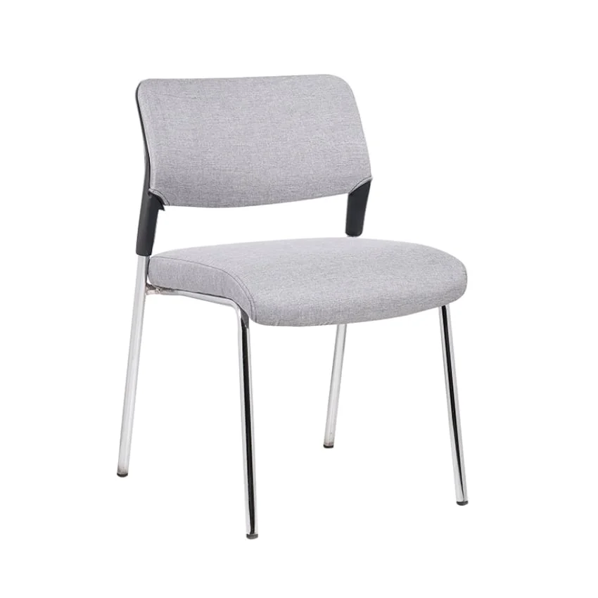 Посетителски стол RFG Evo 4L M, текстил, метална основа, до 120 kg, сив