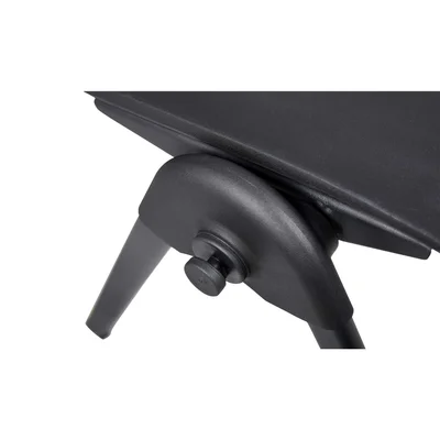 Посетителски стол RFG Sweet Black, полипропилен, до 120 kg, черен, 4 броя в комплект