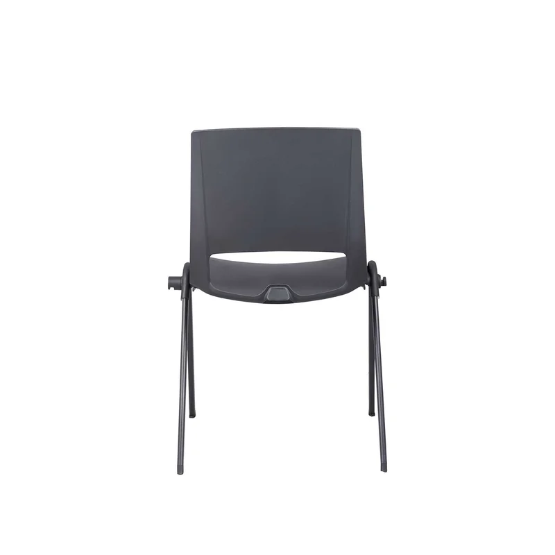 Посетителски стол RFG Sweet Black, полипропилен, до 120 kg, черен, 4 броя в комплект