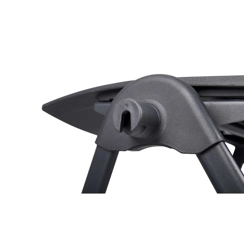 Посетителски стол RFG Sweet Black, полипропилен, до 120 kg, черен, 4 броя в комплект