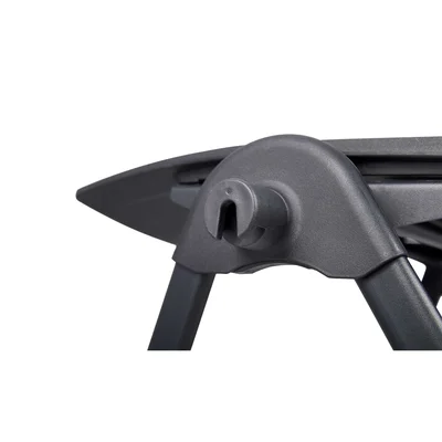 Посетителски стол RFG Sweet Black, полипропилен, до 120 kg, черен, 4 броя в комплект