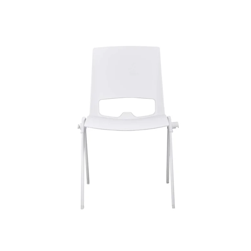 Посетителски стол RFG Sweet White, полипропилен, до 120 kg, бял, 4 броя в комплект