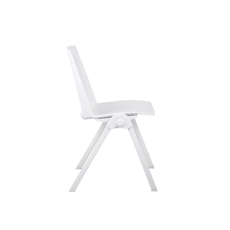 Посетителски стол RFG Sweet White, полипропилен, до 120 kg, бял, 4 броя в комплект
