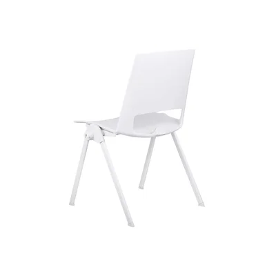 Посетителски стол RFG Sweet White, полипропилен, до 120 kg, бял, 4 броя в комплект