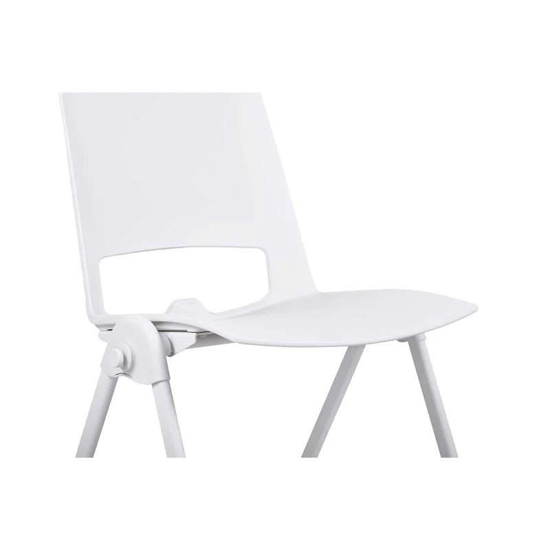 Посетителски стол RFG Sweet White, полипропилен, до 120 kg, бял, 4 броя в комплект