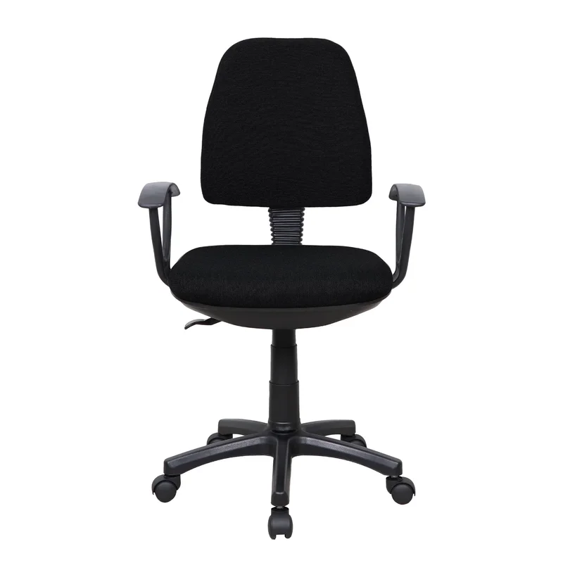 Офис стол Work@Smart, текстил, до 120 kg, черен