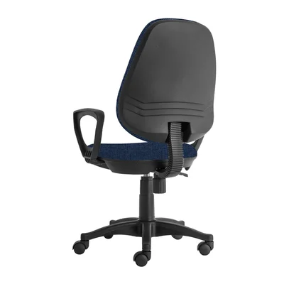 Ергономичен стол RFG Presto Black, текстил, до 130 kg, син