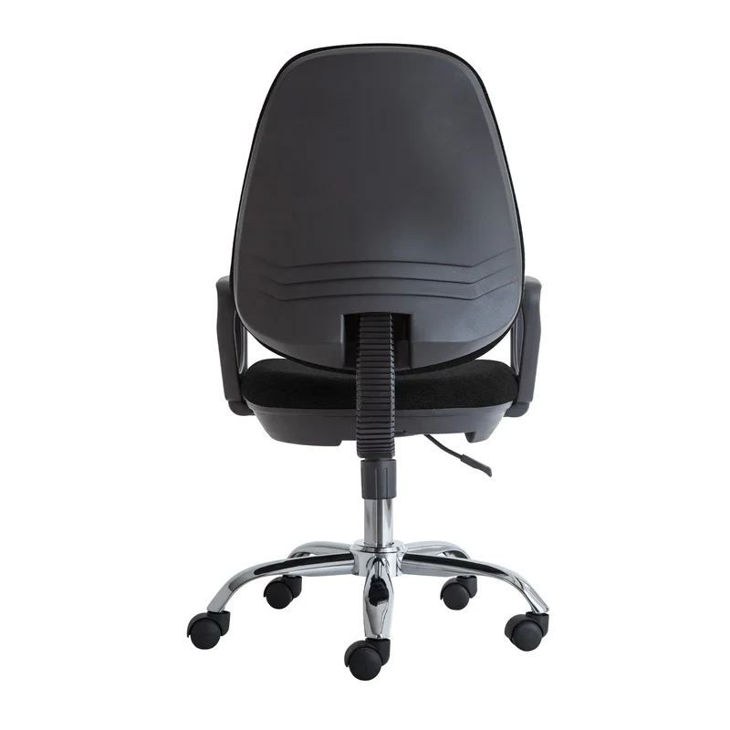 Ергономичен стол RFG Presto Chrome, текстил, до 130 kg, черен
