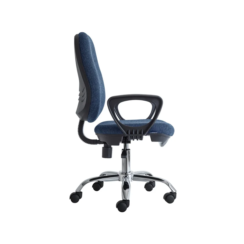 Ергономичен стол RFG Presto Chrome, текстил, до 130 kg, син