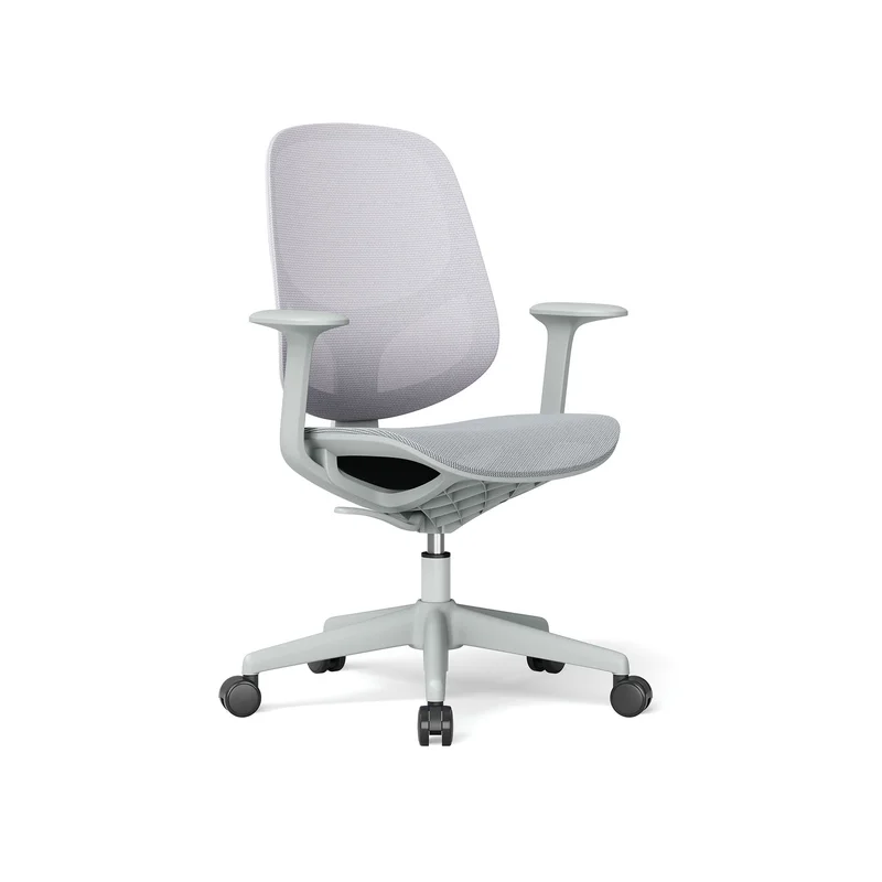 Офис стол RFG Cherry W, меш, до 120 kg, сив