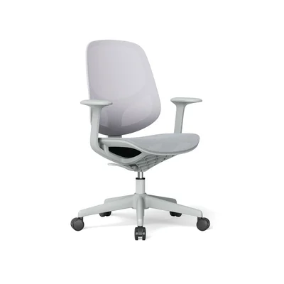 Офис стол RFG Cherry W, меш, до 120 kg, сив