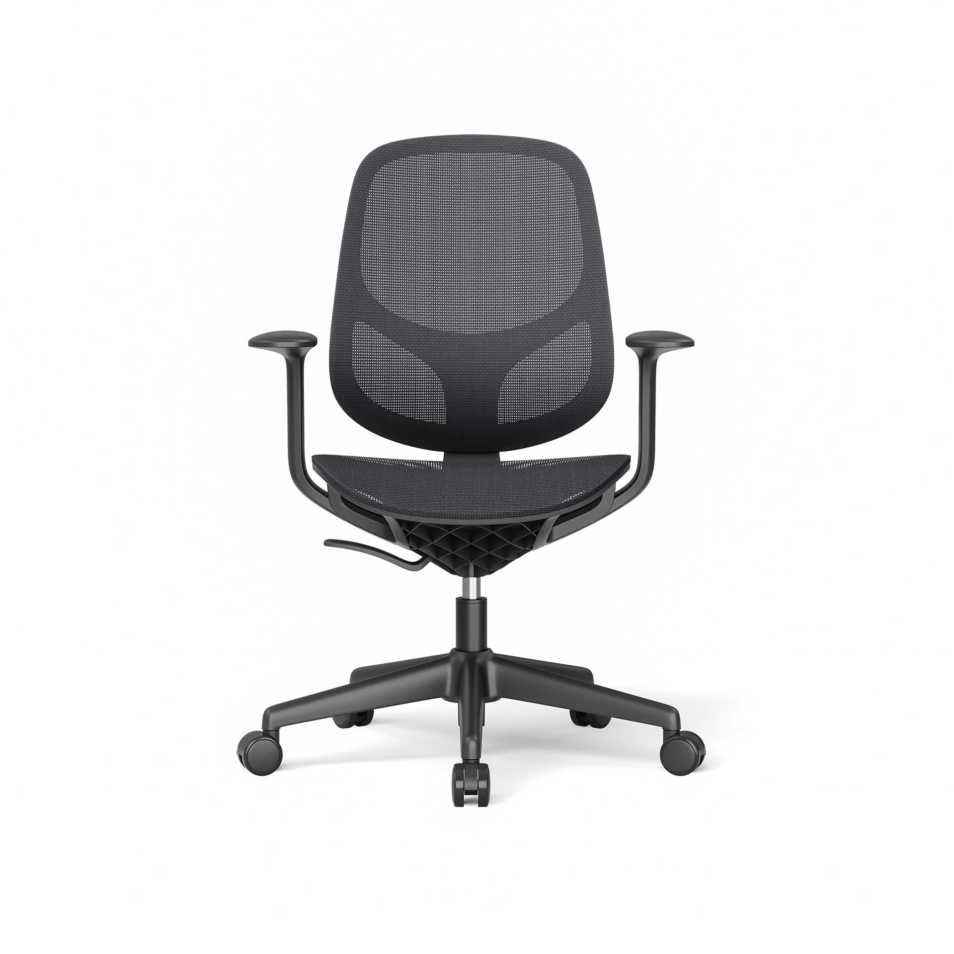 Офис стол RFG Cherry W, меш, до 120 kg, черен