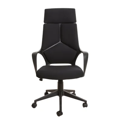 Директорски стол Force Black, текстил, Tilt механизъм, до 120 kg, черен