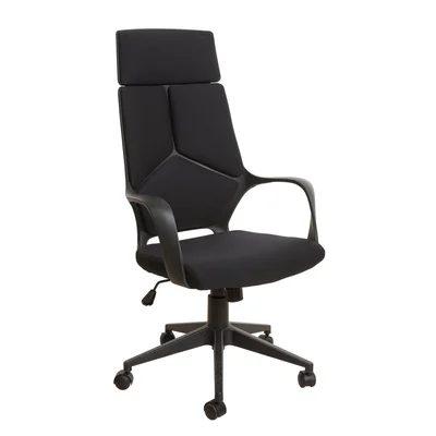 Директорски стол Force Black, текстил, Tilt механизъм, до 120 kg, черен