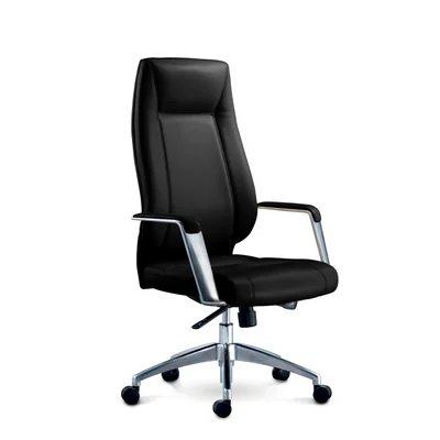 Директорски стол RFG VINCI HB, екокожа, до 150 kg, черен