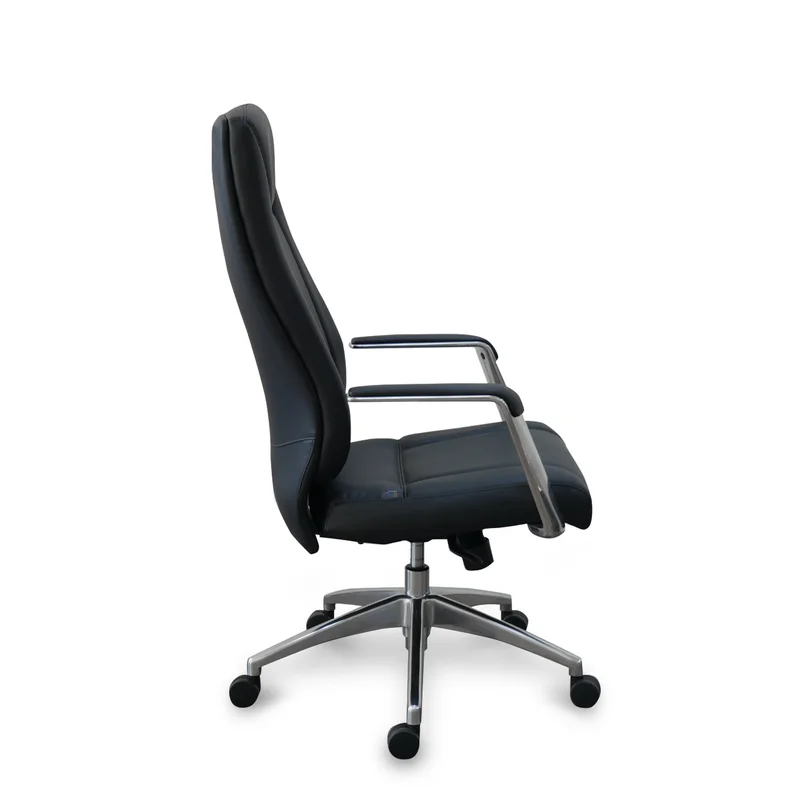 Директорски стол RFG VINCI HB, екокожа, до 150 kg, черен