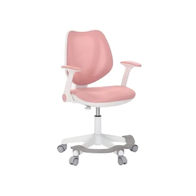 Детски стол RFG Sweety White, меш, до 100 kg, розов