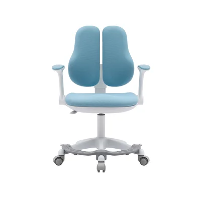 Детски стол RFG Ergo Cute White, текстил, до 100 kg, син