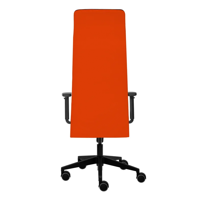 Ергономичен стол Tronhill Solium Executive, дамаска и меш, Synchronous механизъм, до 120 kg, червен