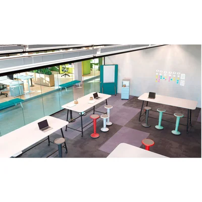 Табуретка Interstuhl Up 100U, кръгла, корал
