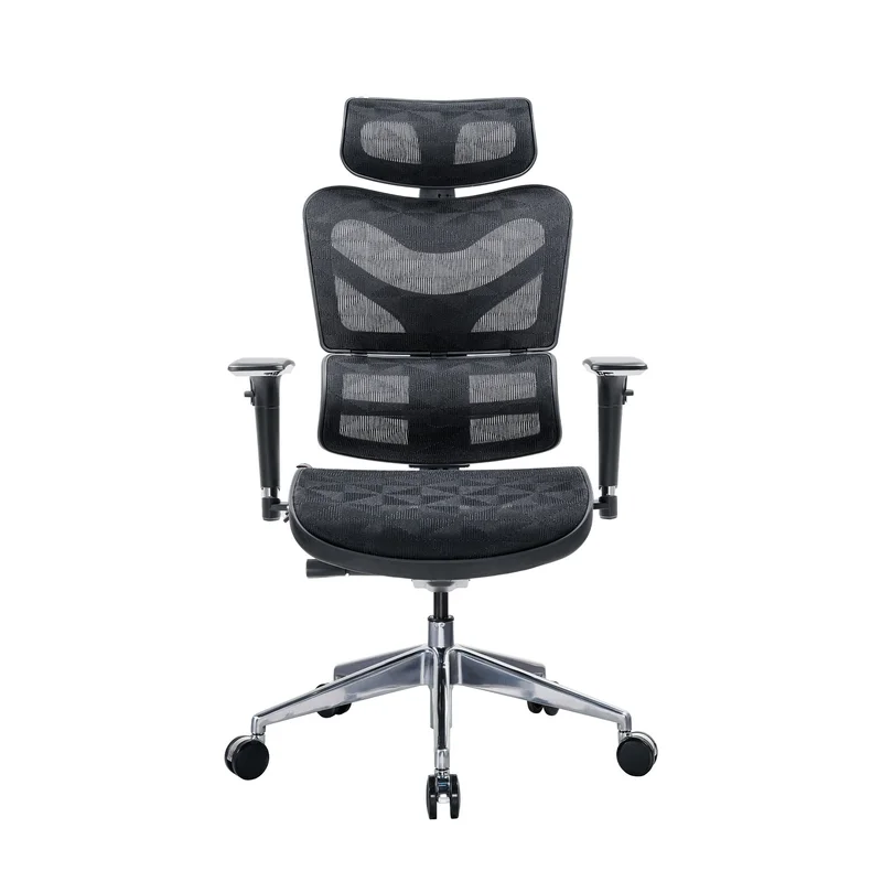 Ергономичен стол RFG TECH@MAX, Multi-function механизъм, до 250 kg, черен