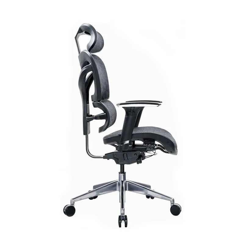 Ергономичен стол RFG TECH@MAX, Multi-function механизъм, до 250 kg, черен
