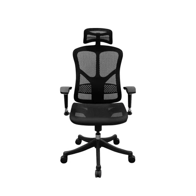 Ергономичен стол RFG TECH@SMART, Multi-function механизъм, до 250 kg, черен