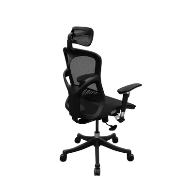 Ергономичен стол RFG TECH@SMART, Multi-function механизъм, до 250 kg, черен