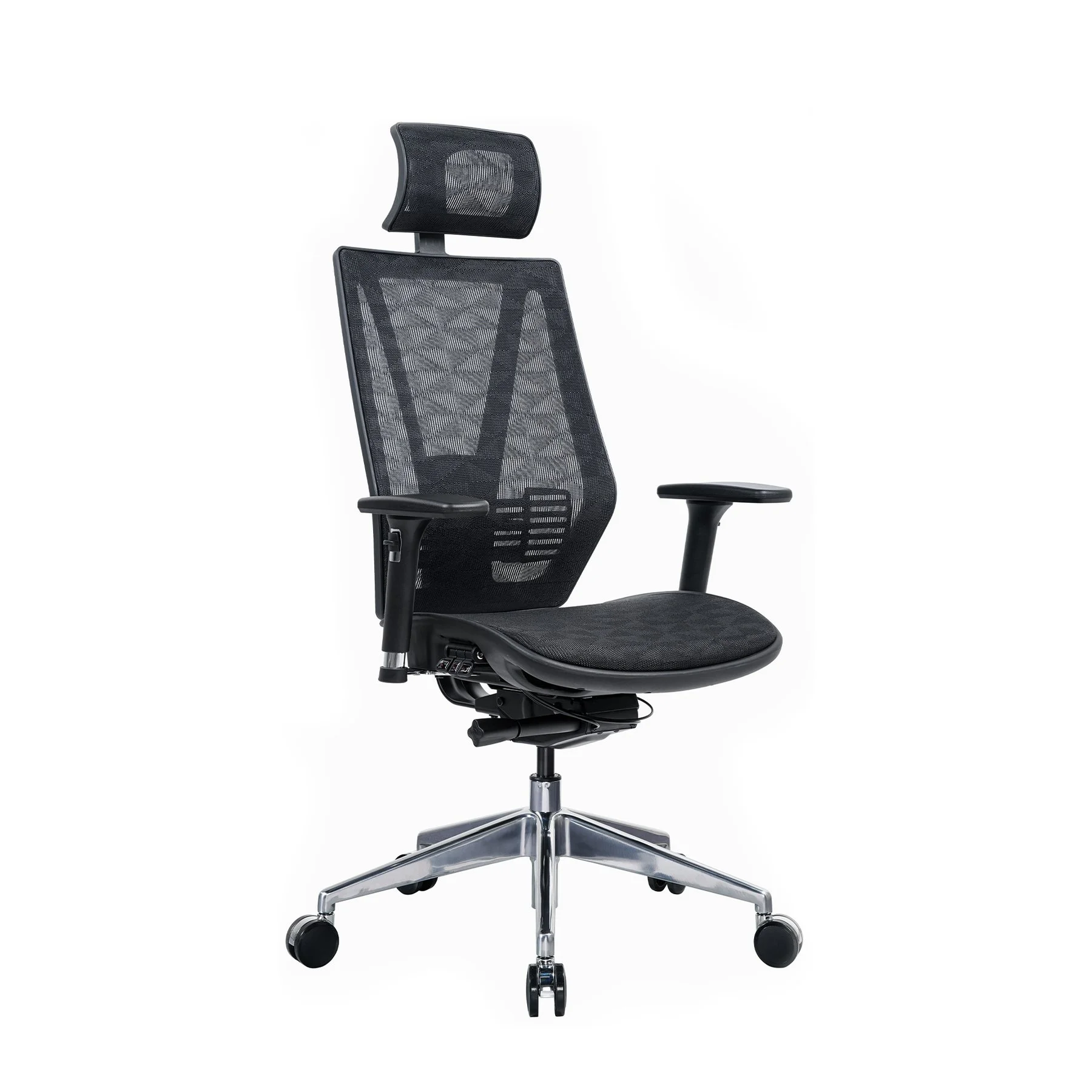 Ергономичен стол RFG TECH@LINE, Multi-function механизъм, до 250 kg, черен
