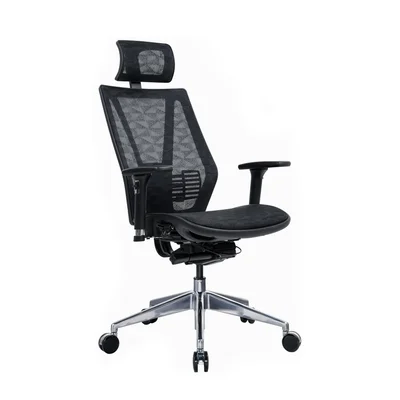 Ергономичен стол RFG TECH@LINE, Multi-function механизъм, до 250 kg, черен