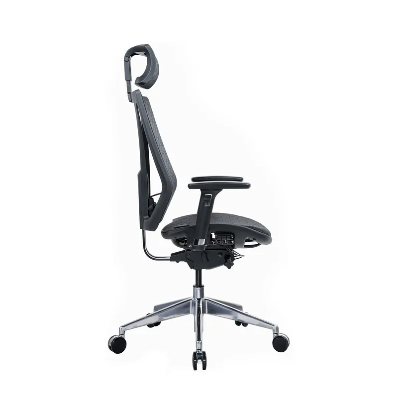 Ергономичен стол RFG TECH@LINE, Multi-function механизъм, до 250 kg, черен