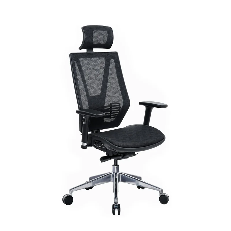 Ергономичен стол RFG TECH@LINE, Multi-function механизъм, до 250 kg, черен
