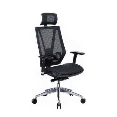 Ергономичен стол RFG TECH@LINE, Multi-function механизъм, до 250 kg, черен