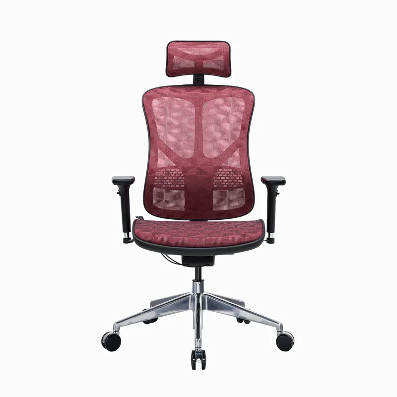 Ергономичен стол RFG TECH@STYLE, Multi-function механизъм, до 250 kg, червен