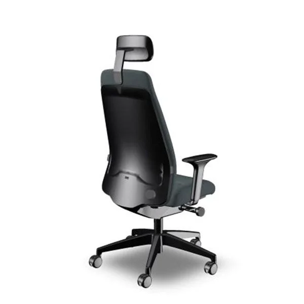 Ергономичен стол Interstuhl Every EV119, текстил, Synchronous механизъм, полиамидна основа, сив