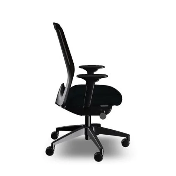 Ергономичен стол Interstuhl Every EV216, текстил, Synchronous механизъм, полиамидна основа, черен