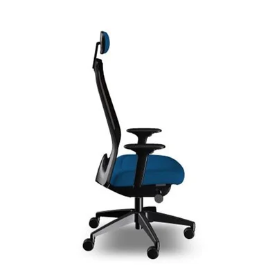 Ергономичен стол Interstuhl Every EV218, текстил, Synchronous механизъм, полиамидна основа, тъмносин
