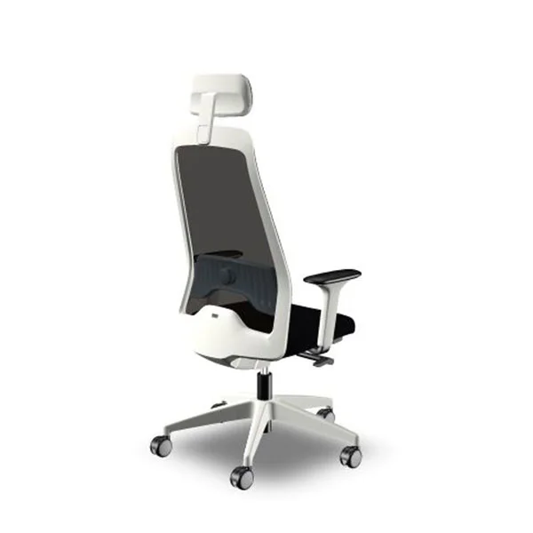 Ергономичен стол Interstuhl EV253, текстил, полиамидна основа, черен