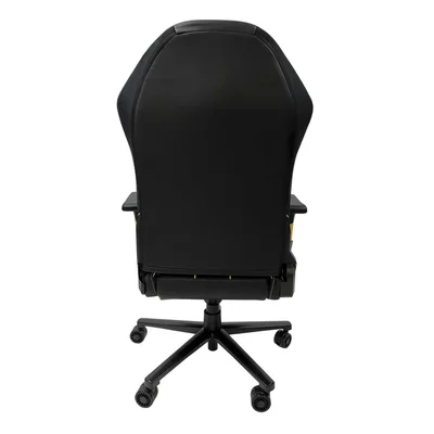 Геймърски стол RFG Game On, екокожа, Multi-function механизъм, метална основа, до 130 kg, черно-жълт