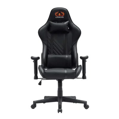 Геймърски стол RFG Get Legend, екокожа, Butterfly механизъм, полипропиленова основа, до 150 kg, черен