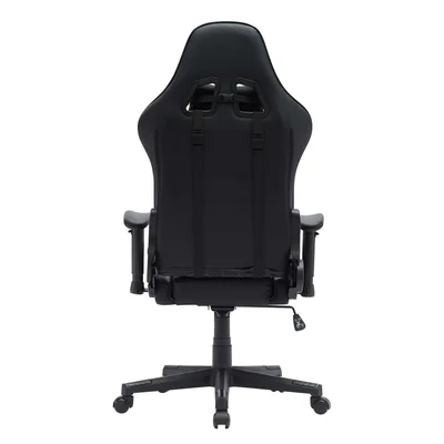 Геймърски стол RFG Get Legend, екокожа, Butterfly механизъм, полипропиленова основа, до 150 kg, черен