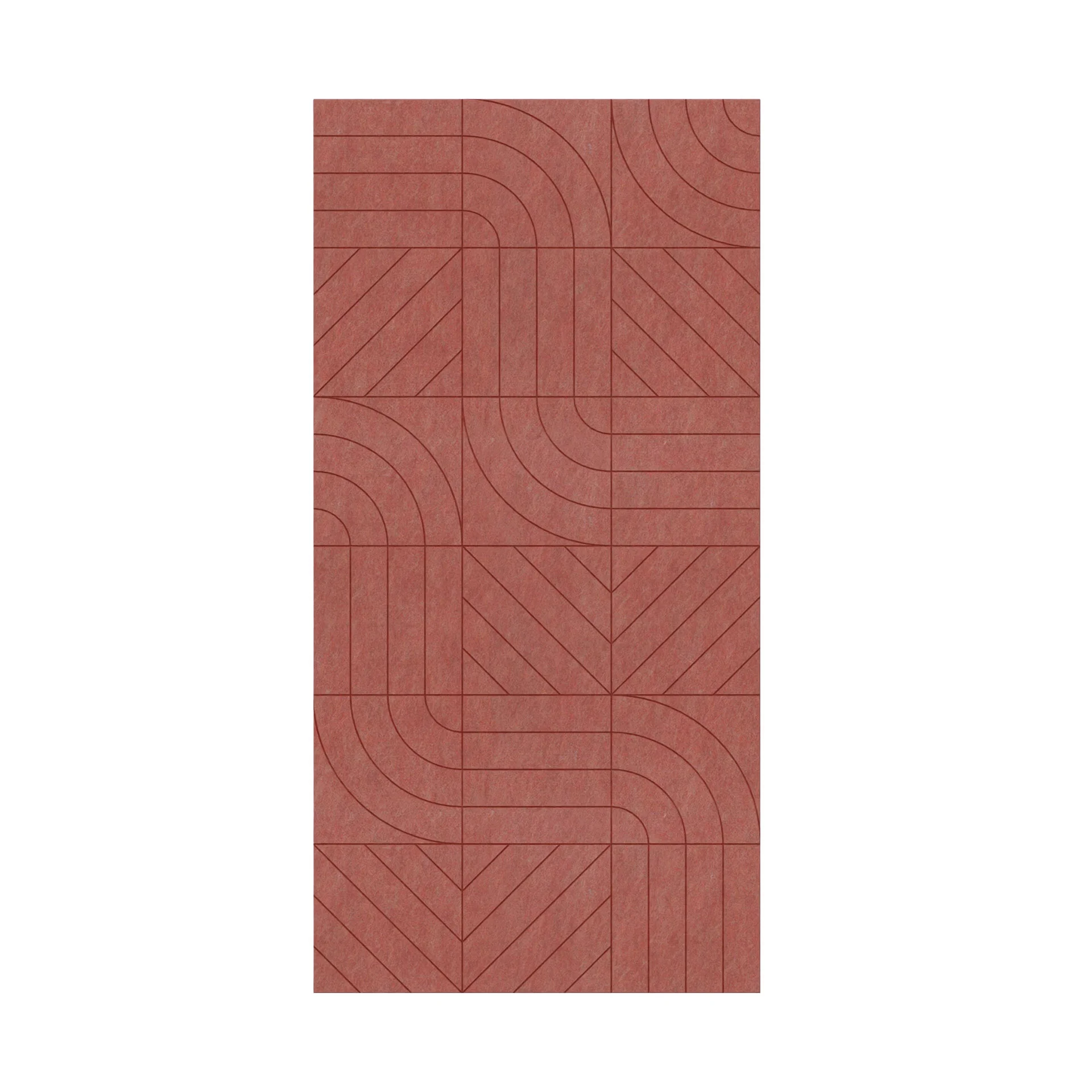 Панел за стена Pet Felt - Direction, цвят R62, 2400 x 1200 mm, дебелина 9 mm, 1 брой