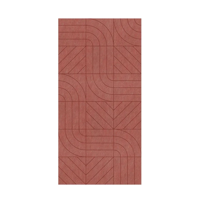 Панел за стена Pet Felt - Direction, цвят R62, 2400 x 1200 mm, дебелина 9 mm, 1 брой