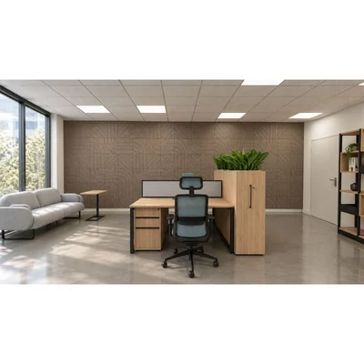 Панел за стена Pet Felt - Direction, цвят R62, 2400 x 1200 mm, дебелина 9 mm, 1 брой