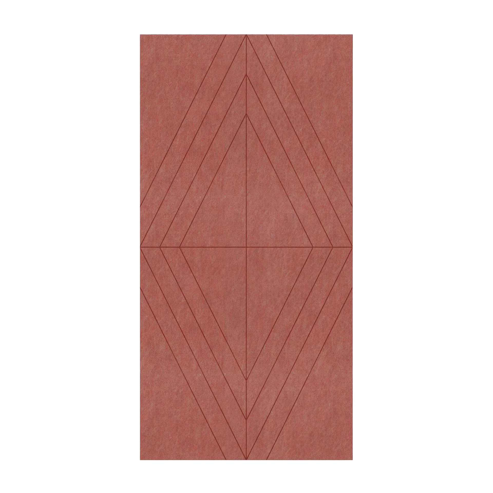 Панел за стена Pet Felt - Rhombus, цвят R62, 2400 x 1200 mm, дебелина 9 mm, 1 брой