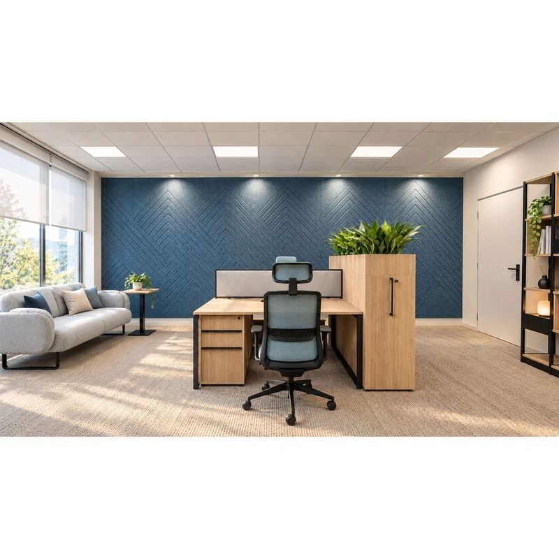 Панел за стена Pet Felt - X-Line, цвят R62, 2400 x 1200 mm, дебелина 9 mm, 1 брой