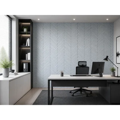 Панел за стена Pet Felt - Fish Bone, цвят R62, 2400 x 1200 mm, дебелина 9 mm, 1 брой
